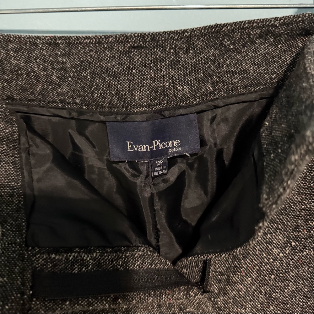 Evan Picone Charcoal and Black Jacket